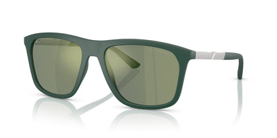 Emporio Armani EA4237 Matte Dark Green/Green Green Mirror #colour_matte-dark-green-green-green-mirror