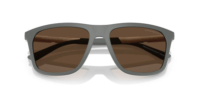 Emporio Armani EA4237 Matte Grey/Dark Brown #colour_matte-grey-dark-brown