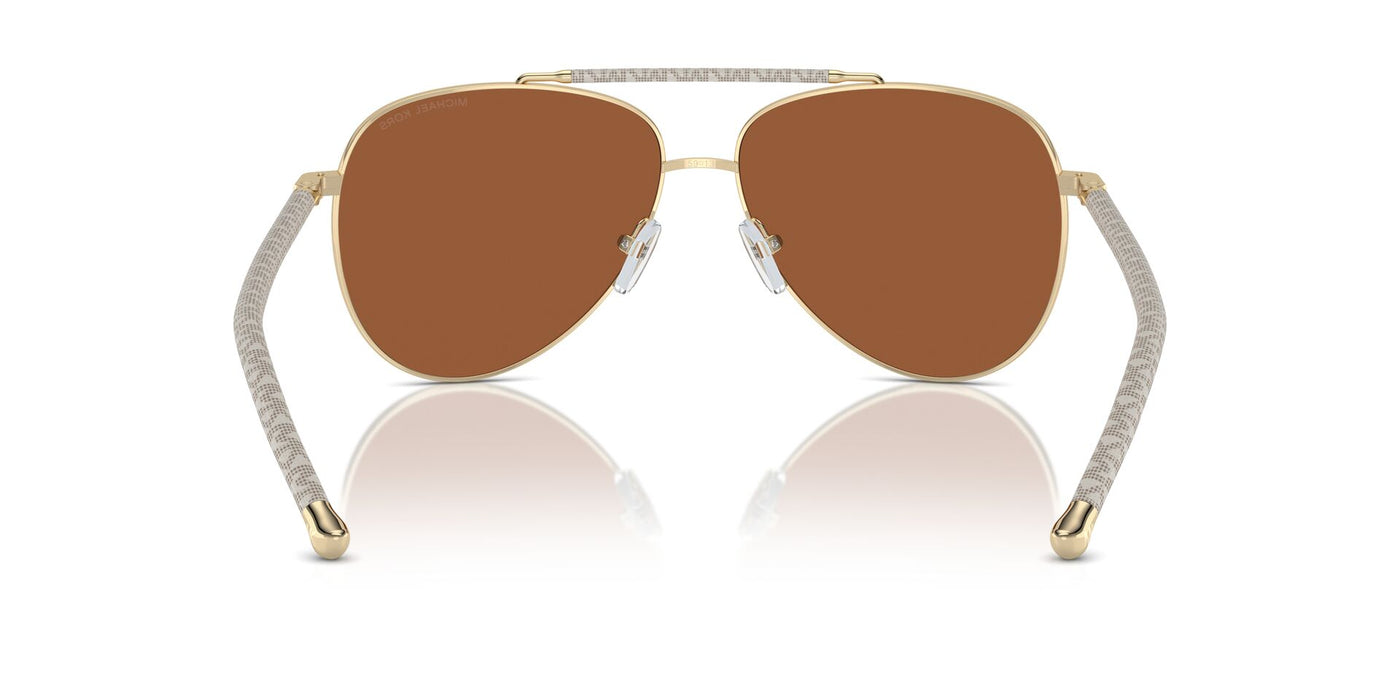 Michael Kors Portugal MK1146 Shiny Light Gold/Brown Solid #colour_shiny-light-gold-brown-solid