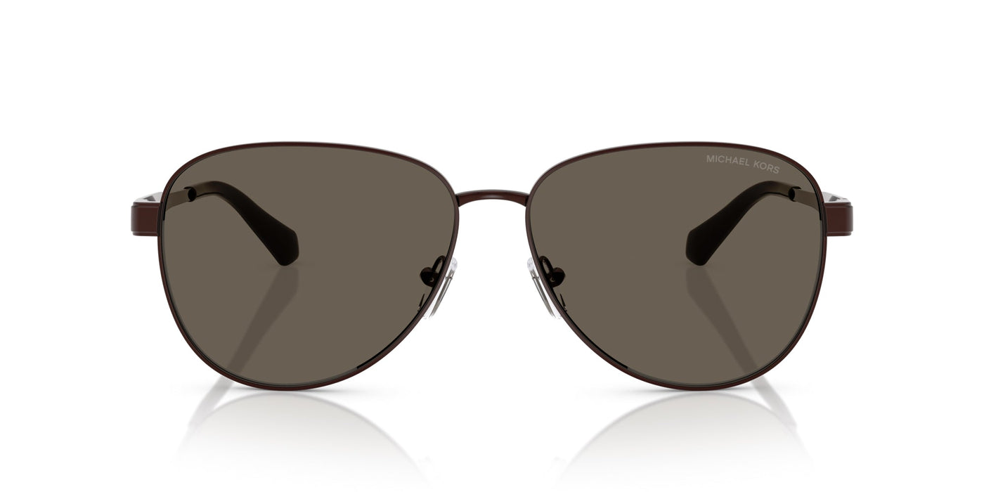 Michael Kors Biarritz MK1160 Chocolate Shiny/Chocolate Solid #colour_chocolate-shiny-chocolate-solid