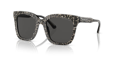 Michael Kors San Marino MK2163 Grey And Black Leopard/Dark Grey Solid #colour_grey-and-black-leopard-dark-grey-solid