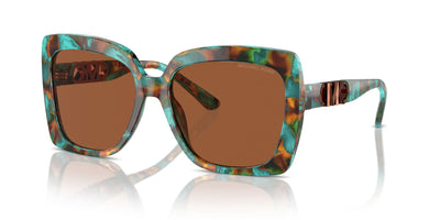 Michael Kors Nice MK2213 Teal Graphic Tortoise/Amber Solid #colour_teal-graphic-tortoise-amber-solid