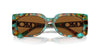 Michael Kors Bordeaux MK2215 Teal Graphic Tortoise/Amber Solid #colour_teal-graphic-tortoise-amber-solid