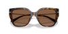 Michael Kors St. Barths MK2231U Dark Tortoise/Dark Brown Solid #colour_dark-tortoise-dark-brown-solid