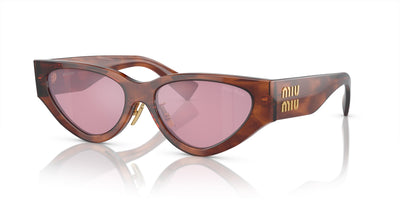 Miu Miu SMU03Z Striped Tabacco/Bordeaux #colour_striped-tabacco-bordeaux