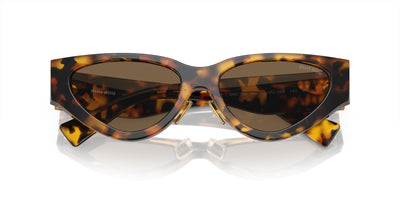 Miu Miu SMU03Z Honey Havana/Dark Brown #colour_honey-havana-dark-brown