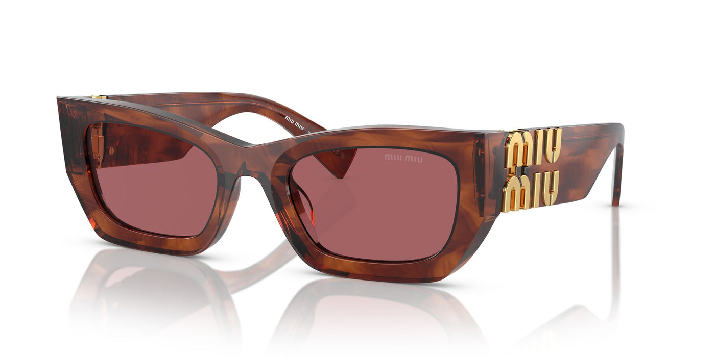 Miu Miu SMU09W Rectangle Sunglasses | Fashion Eyewear UK