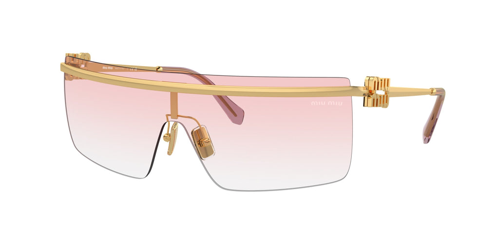 Miu Miu SMU50Z Gold/Clear Pink Gradient #colour_gold-clear-pink-gradient