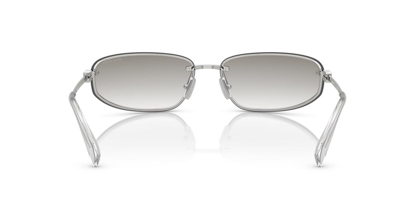 Miu Miu SMU A50 Silver/Clear Silver Gradient #colour_silver-clear-silver-gradient