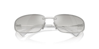 Miu Miu SMU A50 Silver/Clear Silver Gradient #colour_silver-clear-silver-gradient