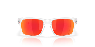 Oakley Junior Holbrook XXS OJ9014 Clear/Prizm Ruby #colour_clear-prizm-ruby