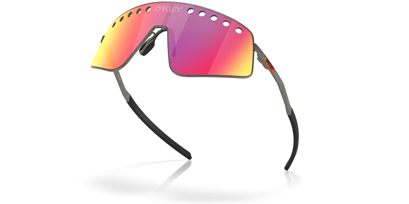 Oakley Sutro TI Sweep OO6025 Matte Gunmetal/Prizm Road #colour_matte-gunmetal-prizm-road