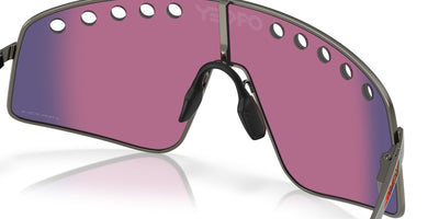 Oakley Sutro TI Sweep OO6025 Matte Gunmetal/Prizm Road #colour_matte-gunmetal-prizm-road