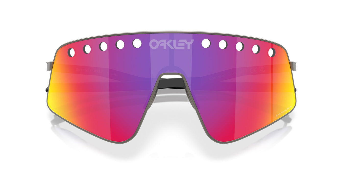 Oakley Sutro TI Sweep OO6025 Matte Gunmetal/Prizm Road #colour_matte-gunmetal-prizm-road