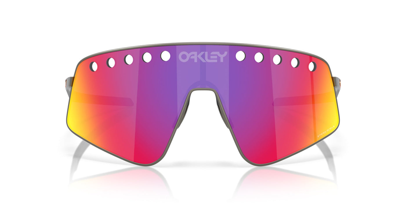 Oakley Sutro TI Sweep OO6025 Matte Gunmetal/Prizm Road #colour_matte-gunmetal-prizm-road