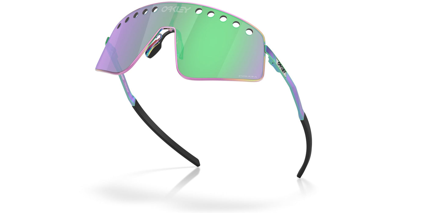 Oakley Sutro TI Sweep OO6025 Polished Oil Slick/Prizm Road Jade #colour_polished-oil-slick-prizm-road-jade