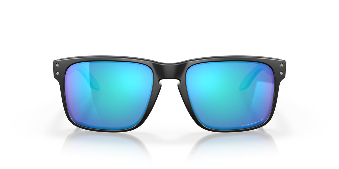 Oakley Holbrook OO9102 Matte Black/Prizm Sapphire Polarised #colour_matte-black-prizm-sapphire-polarised