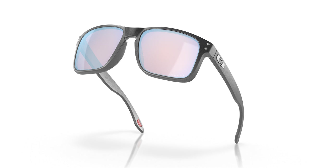 Oakley Holbrook OO9102 Steel/Prizm Snow Sapphire #colour_steel-prizm-snow-sapphire