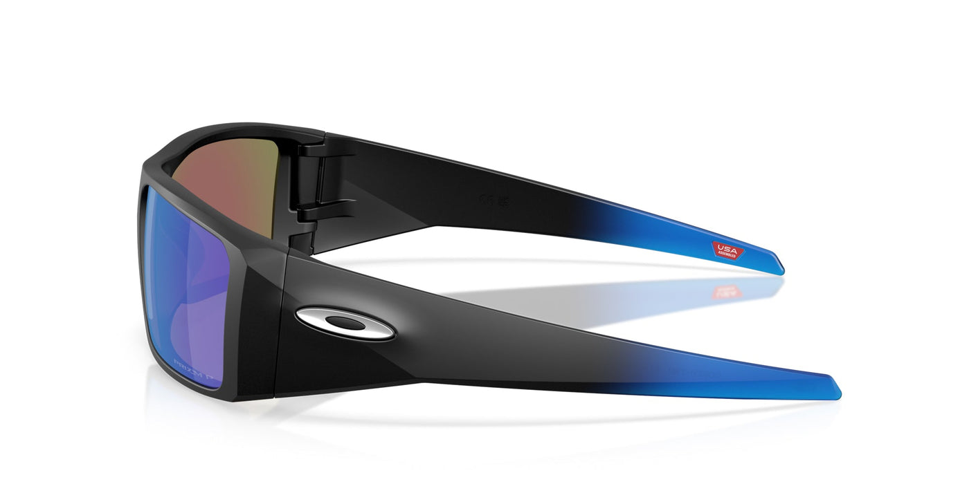 Oakley Heliostat OO9231 Matte Black/Prizm Sapphire Polarised #colour_matte-black-prizm-sapphire-polarised