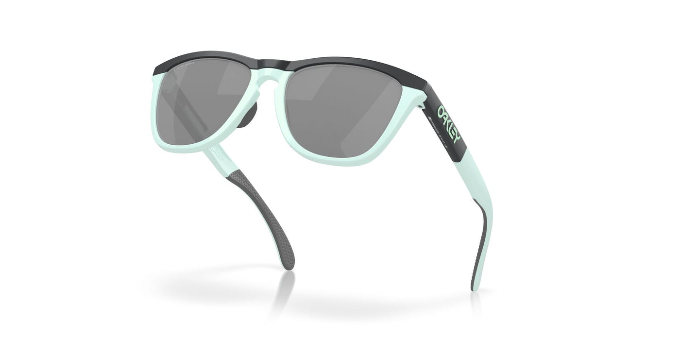 Oakley Frogskins Range OO9284 Matte Carbon/Blue Milkshake/Prizm Black #colour_matte-carbon-blue-milkshake-prizm-black