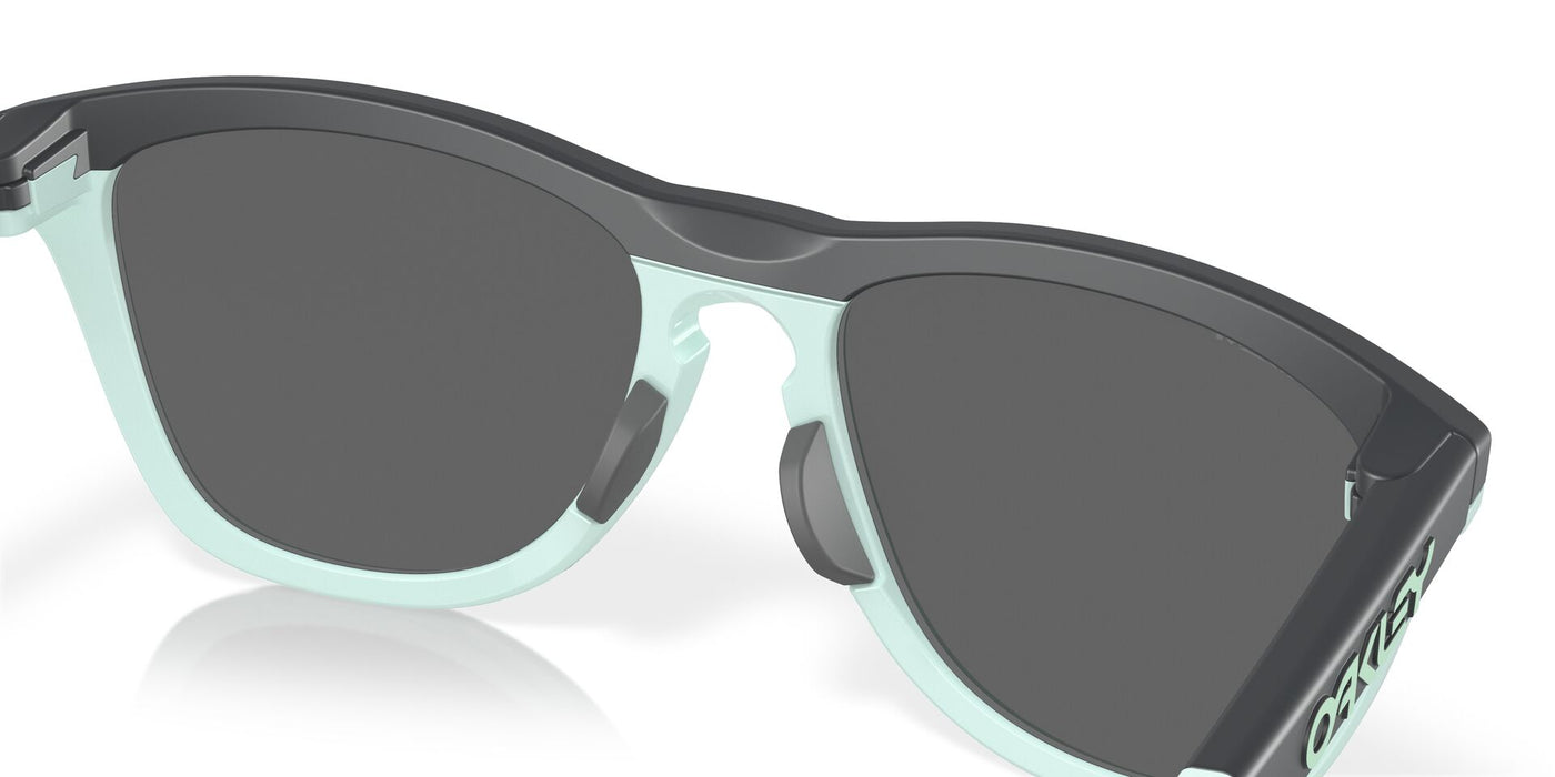 Oakley Frogskins Range OO9284 Matte Carbon/Blue Milkshake/Prizm Black #colour_matte-carbon-blue-milkshake-prizm-black