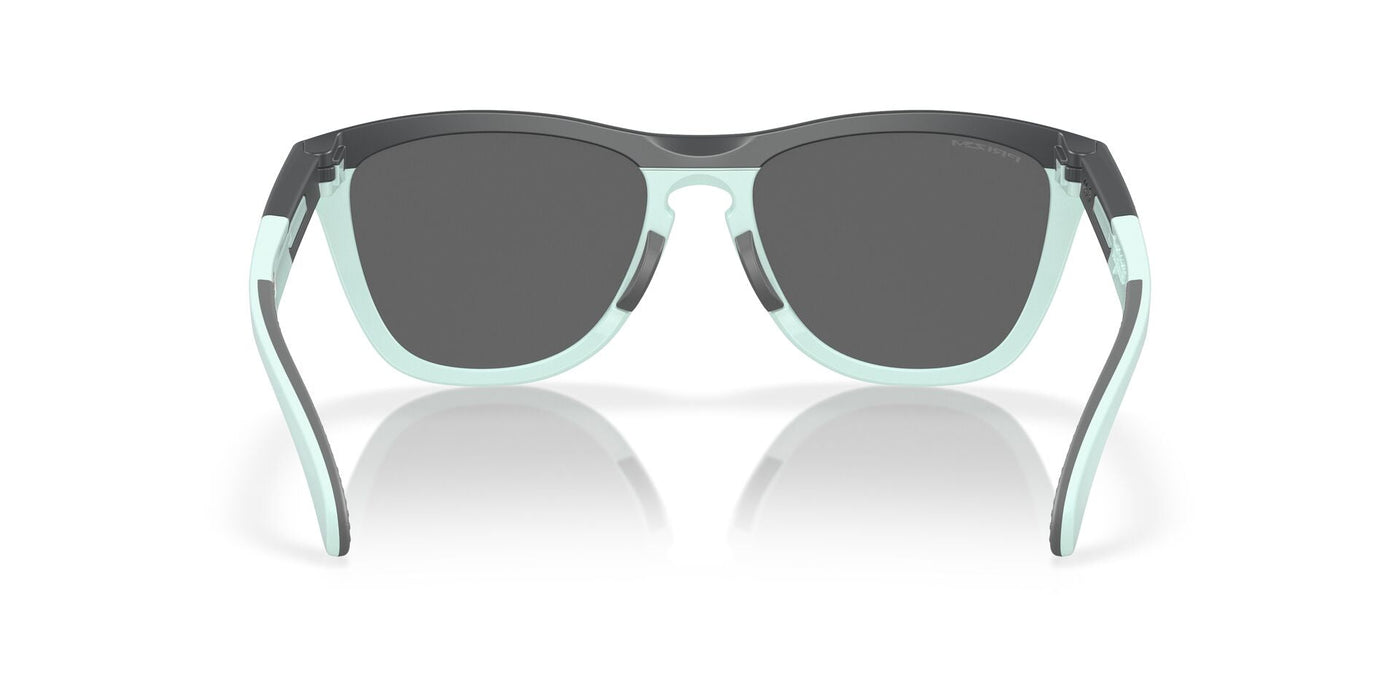 Oakley Frogskins Range OO9284 Matte Carbon/Blue Milkshake/Prizm Black #colour_matte-carbon-blue-milkshake-prizm-black