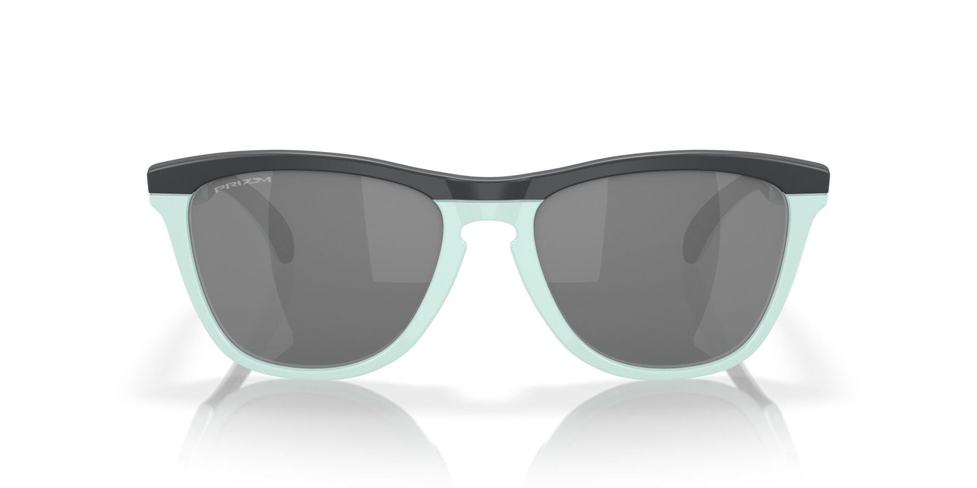 Oakley Frogskins Range OO9284 Matte Carbon/Blue Milkshake/Prizm Black #colour_matte-carbon-blue-milkshake-prizm-black