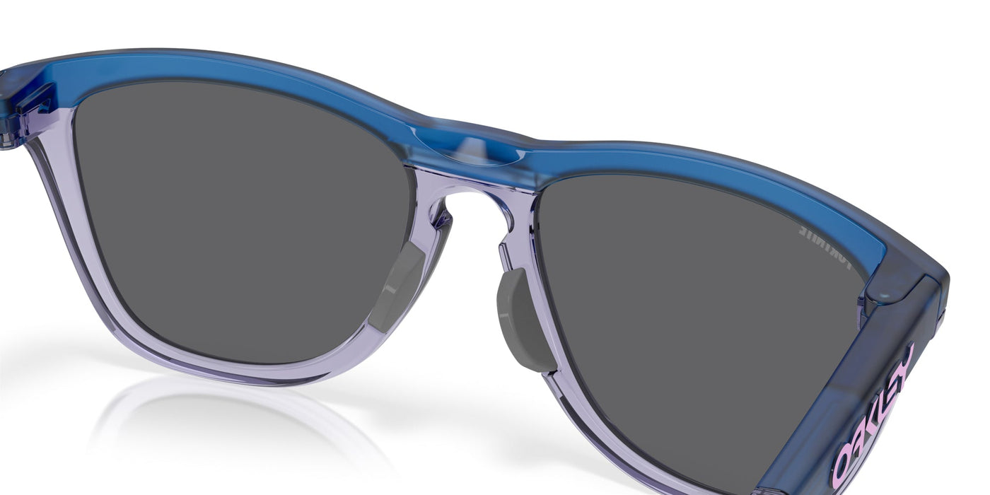 Oakley Frogskins Range OO9284 Matte Transparent Blue/Prizm Black #colour_matte-transparent-blue-prizm-black