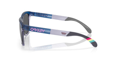 Oakley Frogskins Range OO9284 Matte Transparent Blue/Prizm Black #colour_matte-transparent-blue-prizm-black