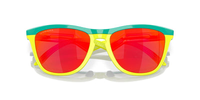 Oakley Frogskins Hybrid OO9289 Celeste/Tennis Ball Yellow/Prizm Ruby #colour_celeste-tennis-ball-yellow-prizm-ruby