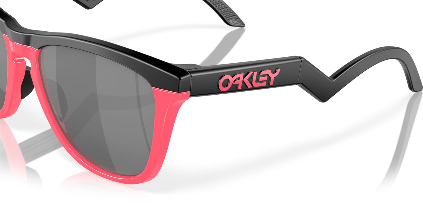 Oakley Frogskins Hybrid OO9289 Matte Black/Neon Pink/Prizm Black #colour_matte-black-neon-pink-prizm-black