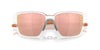 Oakley Actuator SQ OO9430 Matte Clear/Prizm Rose Gold Polarised #colour_matte-clear-prizm-rose-gold-polarised