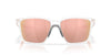 Oakley Actuator SQ OO9430 Matte Clear/Prizm Rose Gold Polarised #colour_matte-clear-prizm-rose-gold-polarised