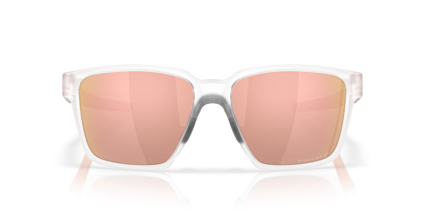 Oakley Actuator SQ OO9430 Matte Clear/Prizm Rose Gold Polarised #colour_matte-clear-prizm-rose-gold-polarised