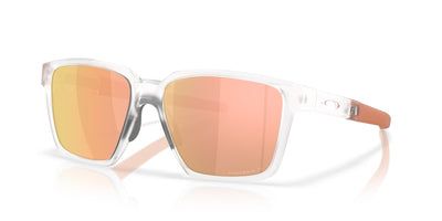 Oakley Actuator SQ OO9430 Matte Clear/Prizm Rose Gold Polarised #colour_matte-clear-prizm-rose-gold-polarised