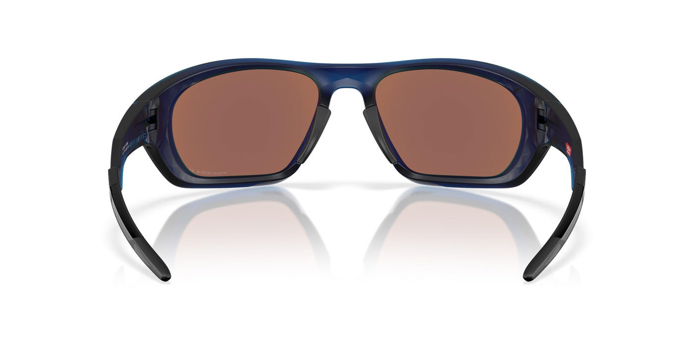 Oakley Lateralis OO9431 Matte Transparent Blue/Prizm Deep Water Polarised #colour_matte-transparent-blue-prizm-deep-water-polarised