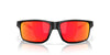 Oakley Gibston Xl OO9470 Matte Black/Prizm Ruby Polarised #colour_matte-black-prizm-ruby-polarised