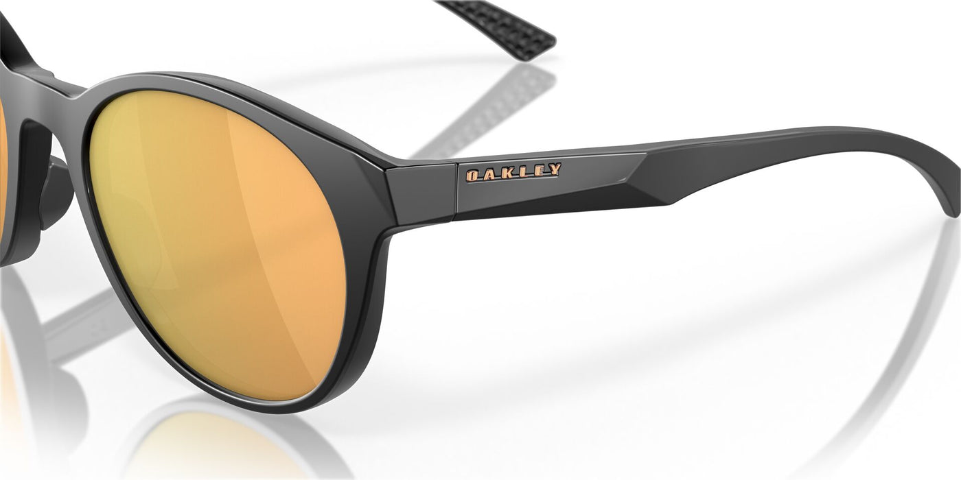 Oakley Spindrift OO9474 Matte Black/Prizm Rose Gold Polarised #colour_matte-black-prizm-rose-gold-polarised