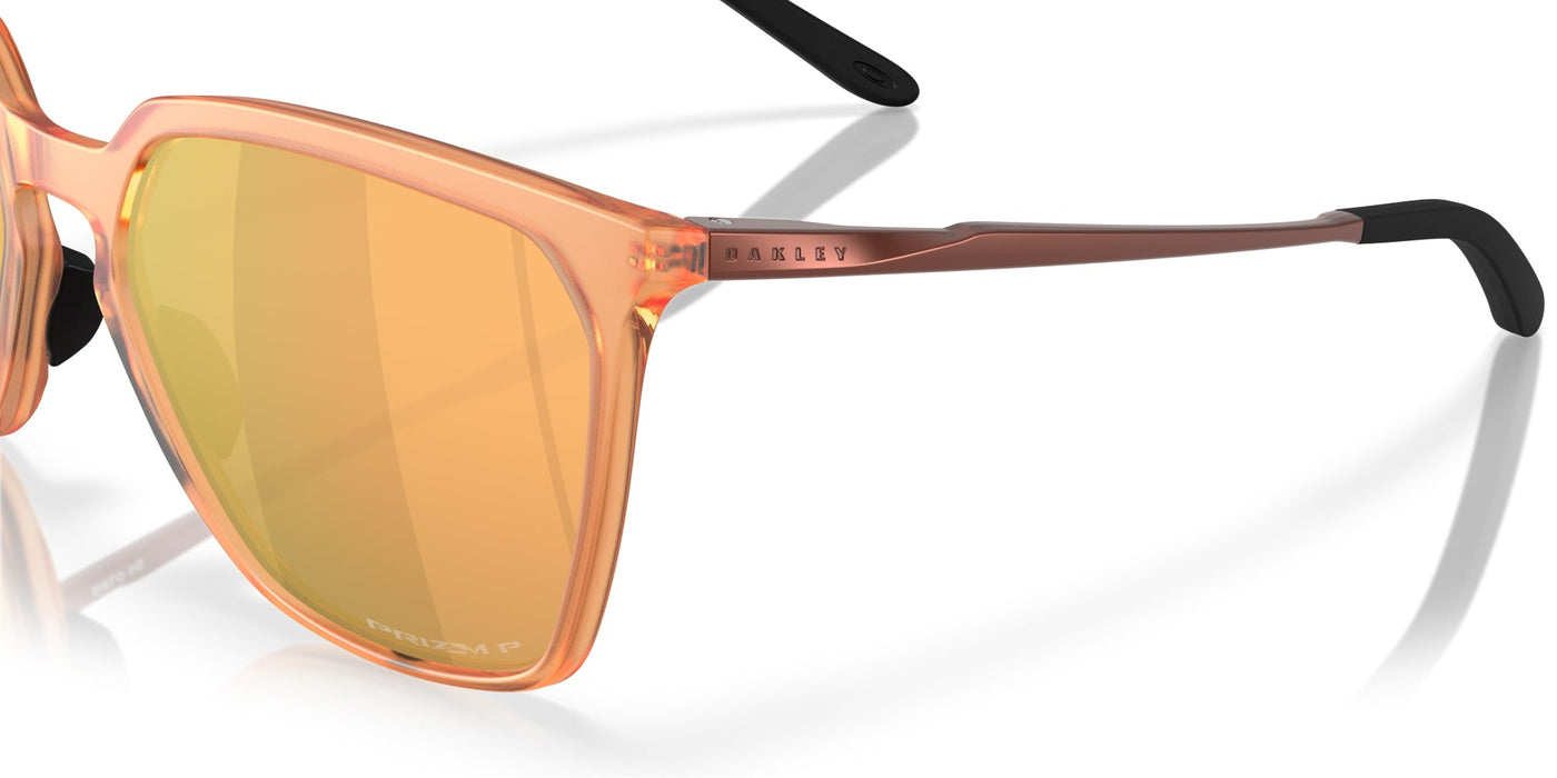 Oakley Sielo SQ OO9480 Matte Transparent Ginger/Prizm Rose Gold Polarised #colour_matte-transparent-ginger-prizm-rose-gold-polarised