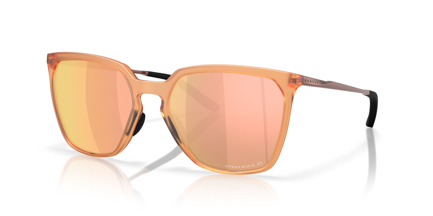 Oakley Sielo SQ OO9480 Matte Transparent Ginger/Prizm Rose Gold Polarised #colour_matte-transparent-ginger-prizm-rose-gold-polarised