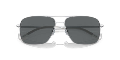 Oliver Peoples Clifton OV1150S Silver/Dark Grey Polarised #colour_silver-dark-grey-polarised