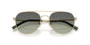 Oliver Peoples R-10 OV1346S Brushed Gold/Forest Gradient #colour_brushed-gold-forest-gradient