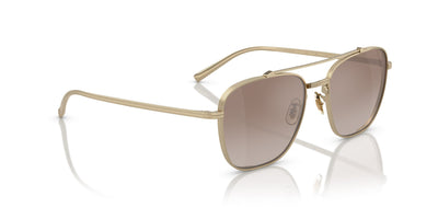 Oliver Peoples Avison OV1349ST Soft Gold/Tuscan Brown Gradient Mirror #colour_soft-gold-tuscan-brown-gradient-mirror