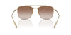 Oliver Peoples Avison OV1349ST Soft Gold/Tuscan Brown Gradient Mirror #colour_soft-gold-tuscan-brown-gradient-mirror