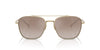 Oliver Peoples Avison OV1349ST Soft Gold/Tuscan Brown Gradient Mirror #colour_soft-gold-tuscan-brown-gradient-mirror