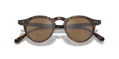 Oliver Peoples OP-13 Sun OV5504SU Semi Matte Atago Tortoise/Cognac Mirror #colour_semi-matte-atago-tortoise-cognac-mirror