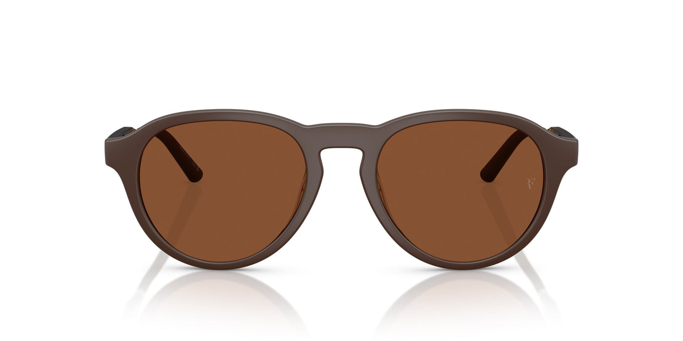 Oliver Peoples R-8 OV5557SU Semi-Matt Umber/Clay #colour_semi-matt-umber-clay