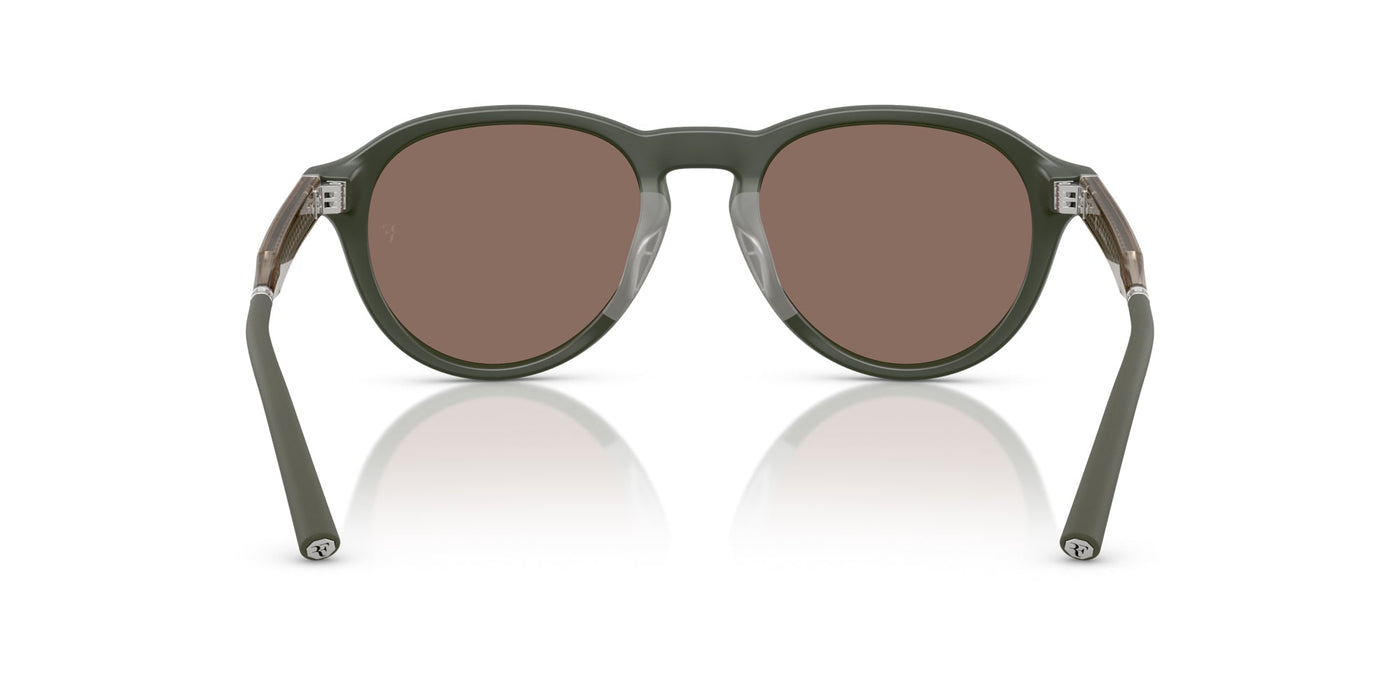 Oliver Peoples R-8 OV5557SU Semi-Matt Green Smoke/Sierra Flash Mirror #colour_semi-matt-green-smoke-sierra-flash-mirror