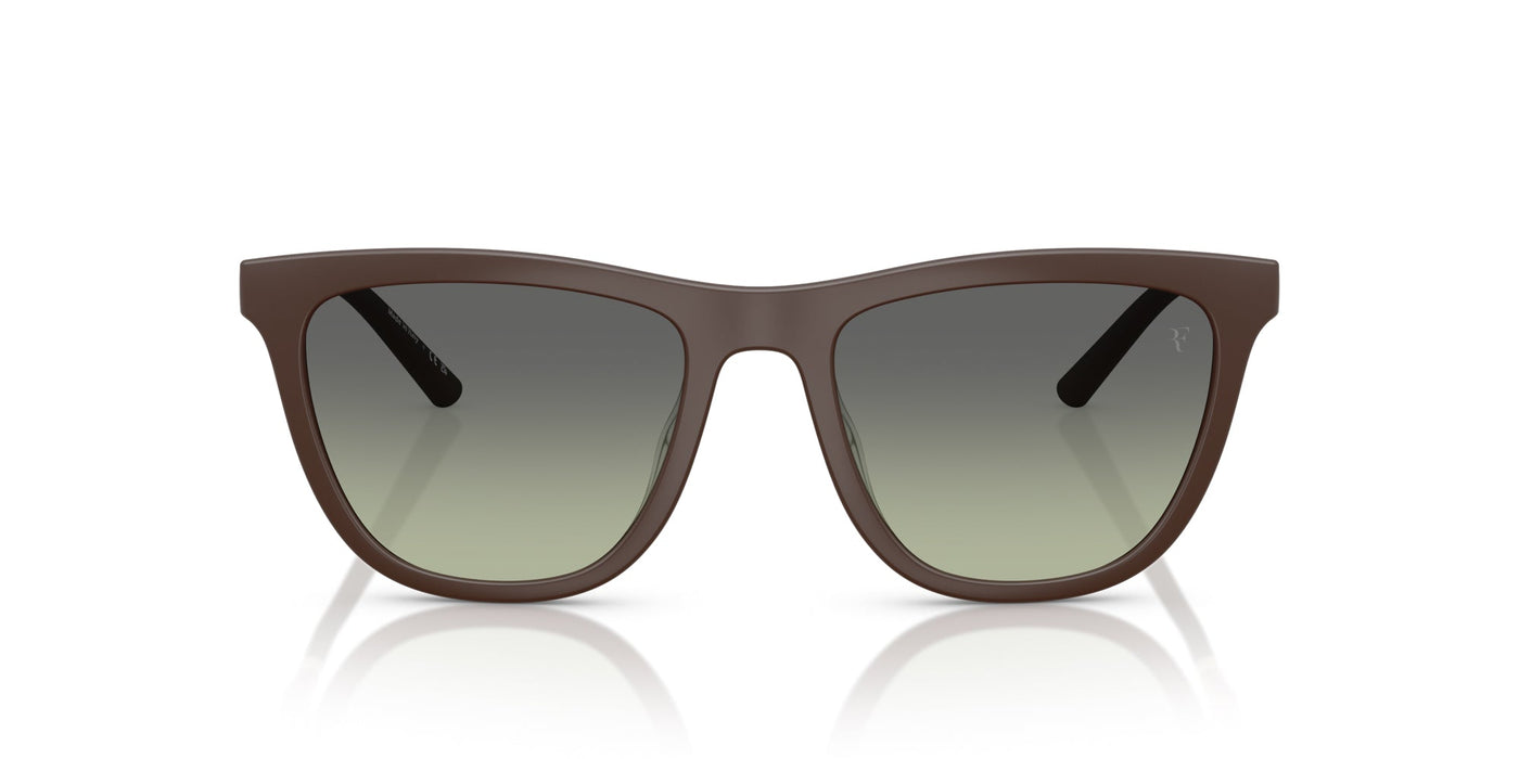 Oliver Peoples R-9 OV5558SU Semi-Matt Umber/Forest Gradient #colour_semi-matt-umber-forest-gradient