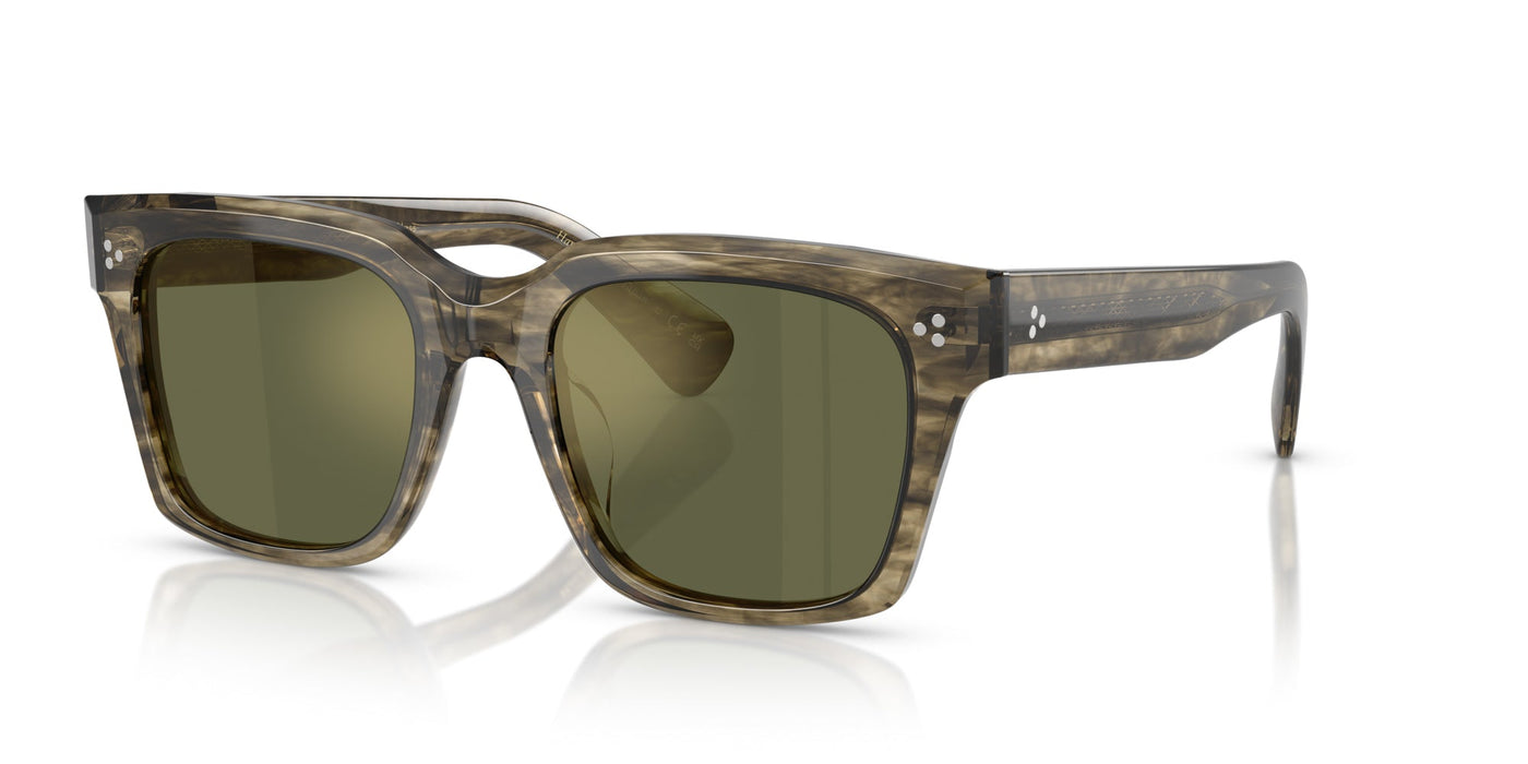 Oliver Peoples Ollice OV5564SU Soft Olive Bark/G-15 Goldtone #colour_soft-olive-bark-g-15-goldtone